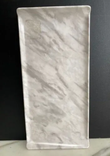 Marble Effect Plastic Tray