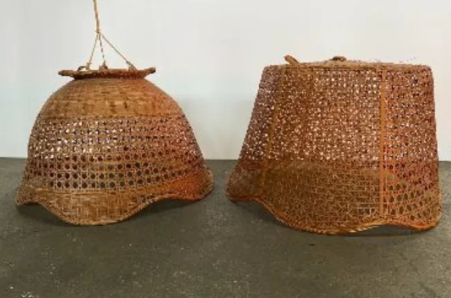 Wicker Lampshade
