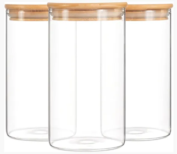 Jar with Wood Top (8 inch)