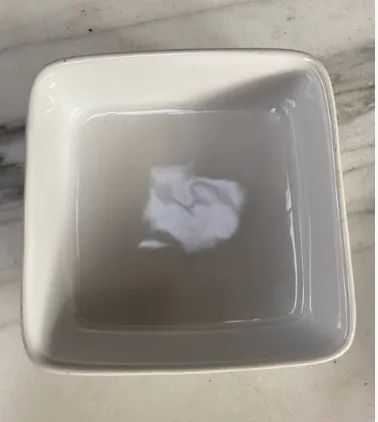 White Square Sauce Pot