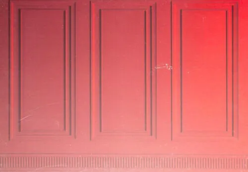 Red Wall with Moulding Background