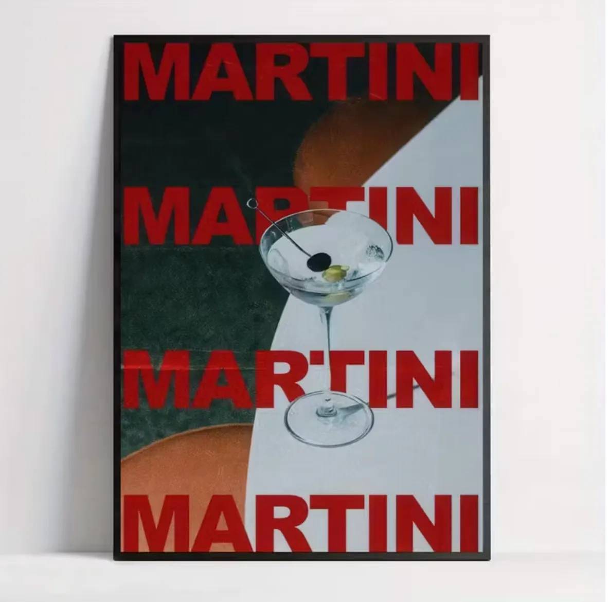 Retro Martini Poster