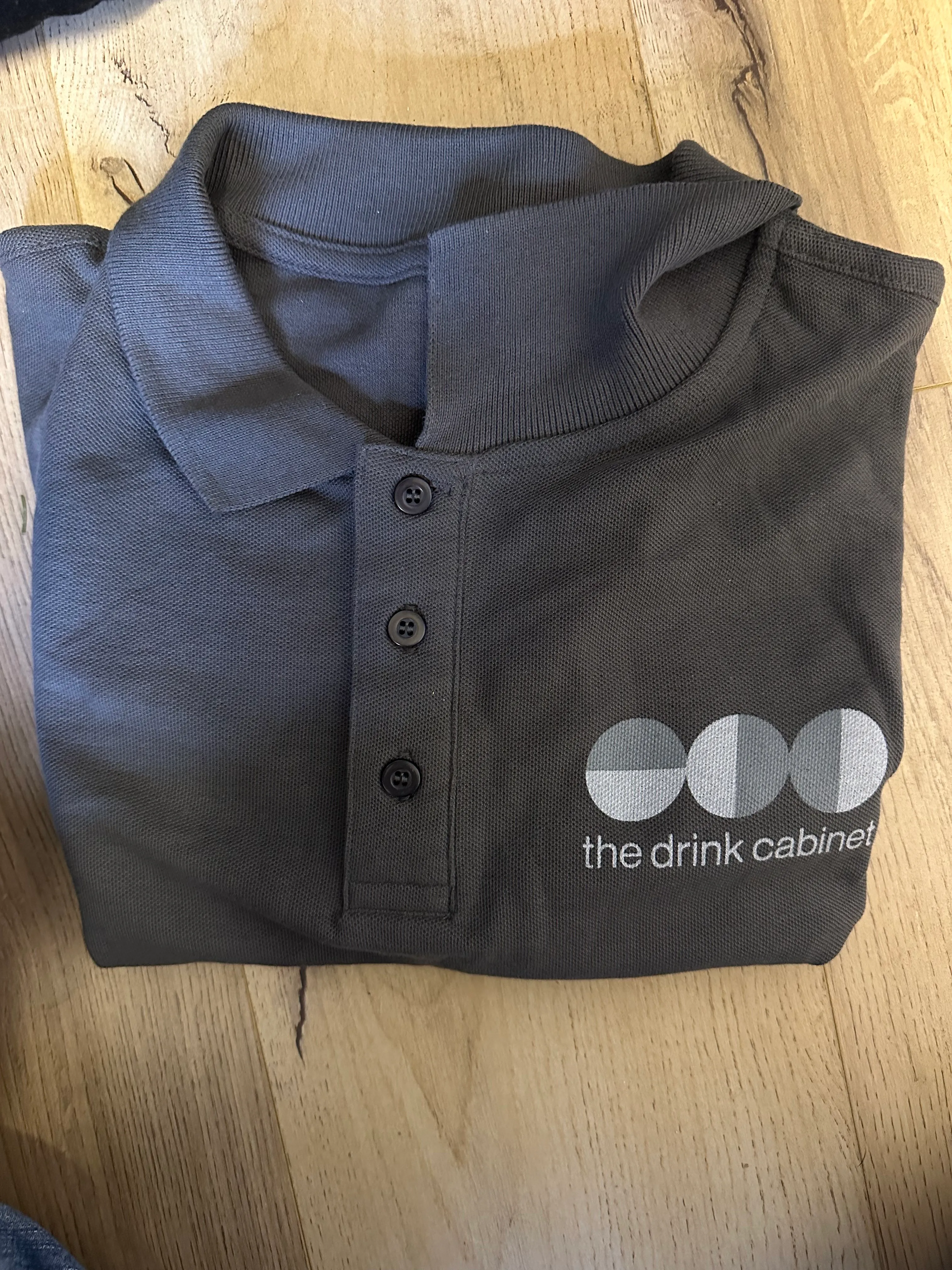 TDC Full Circle Grey Polo Shirt (Medium)