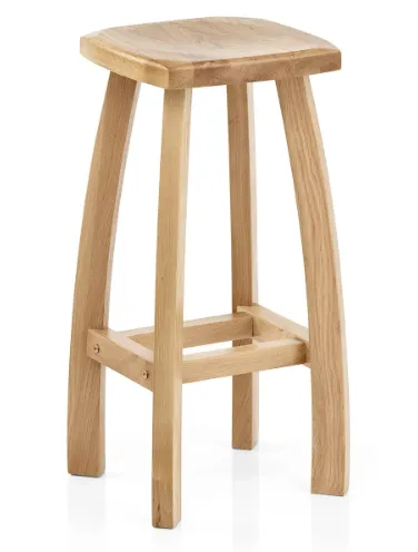Bow Leg Oak Stool