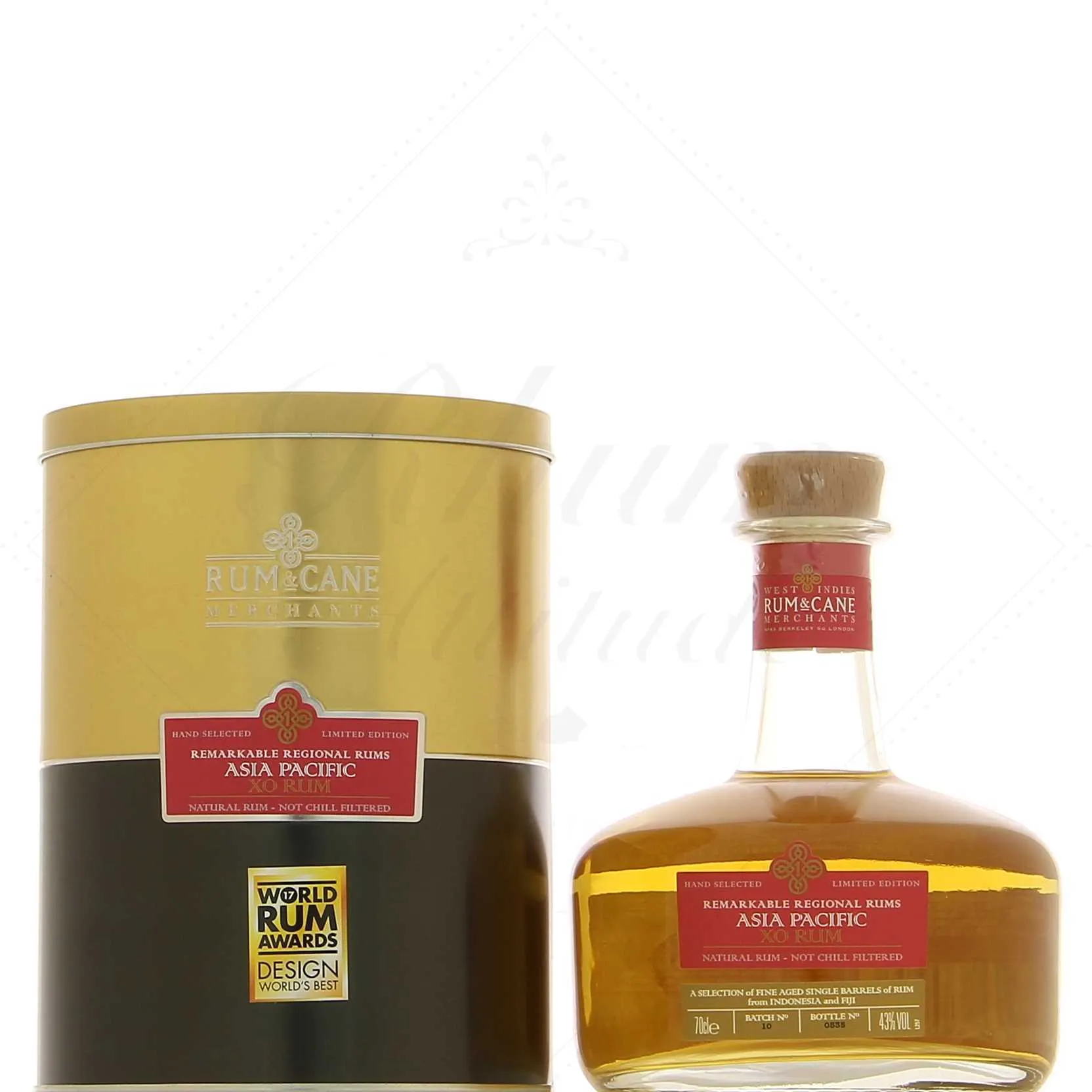 West Indies Asia Pacific XO Rum