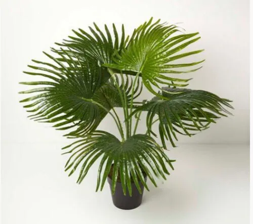 Artificial Fan Palm Tree in Pot