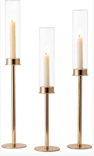 Gold Taper Candle Holder