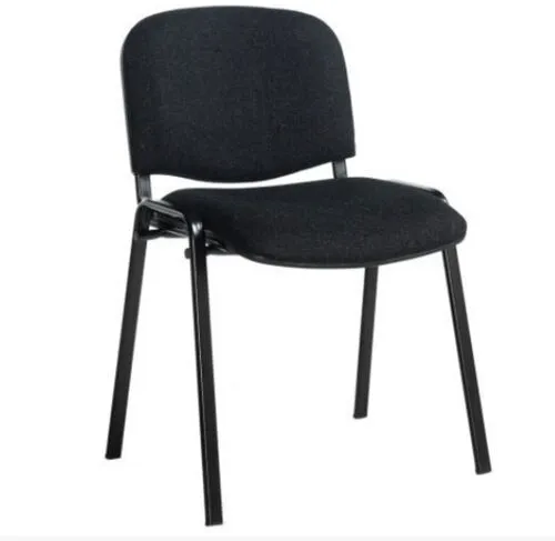 Black Fabric Padded Office Chairs