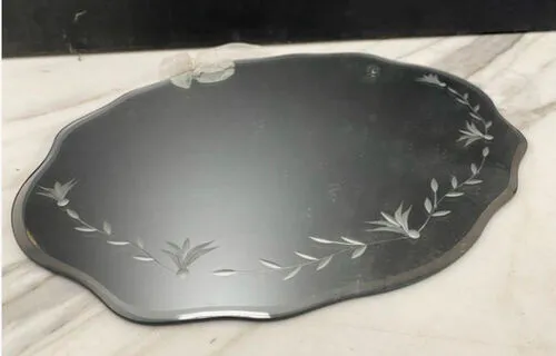 Mirror with Flower Detailing