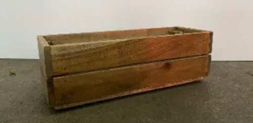 Small Rectangular Wooden Crate