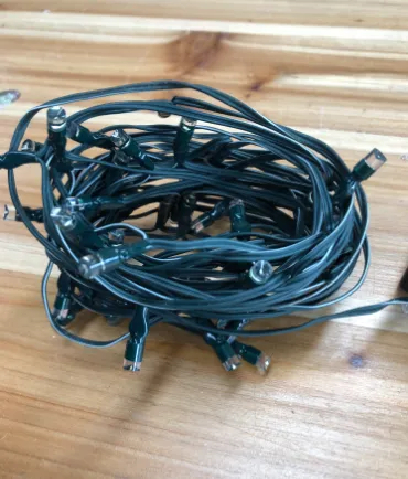 22ft long Solar Powered Christmas lights