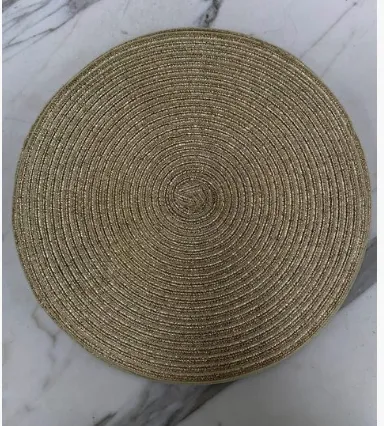 Gold Fabric Sparkly Placemat