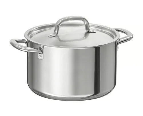 3L Stainless Steel Pot, with Lid