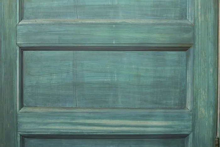 Green Wooden Door Background