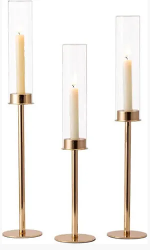 Gold Taper Candle Holder