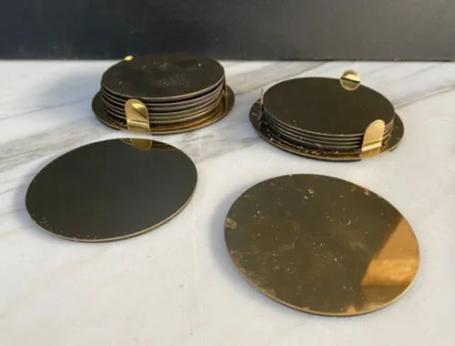 Gold Coasters (Set of 6)