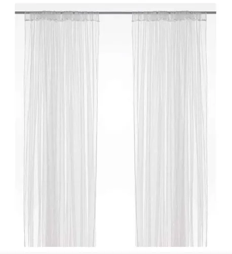 IKEA White Curtains