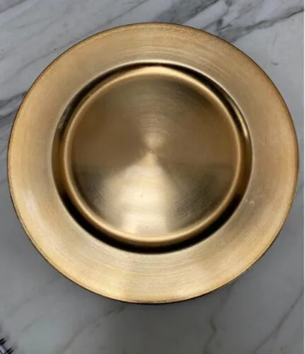Gold Plastic Plate