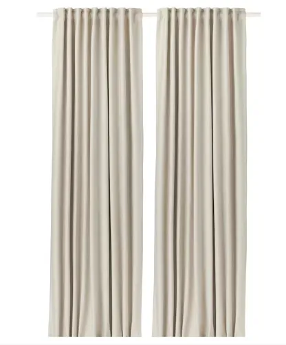 IKEA Beige Curtains