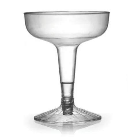 Clear Plastic Coupe Glasses (150ml)