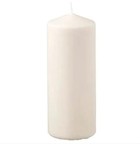 White Pillar Candle