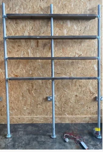 Jack Daniel's Stand - Back Bar Metal Shelves