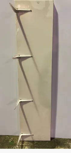 IKEA Shelves with Metal Brackets