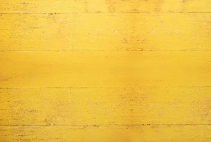 Yellow Painted Wood Background