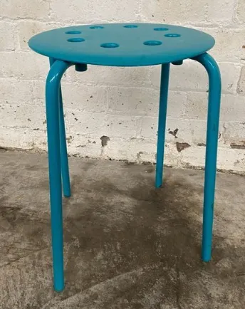 Blue Plastic Stools