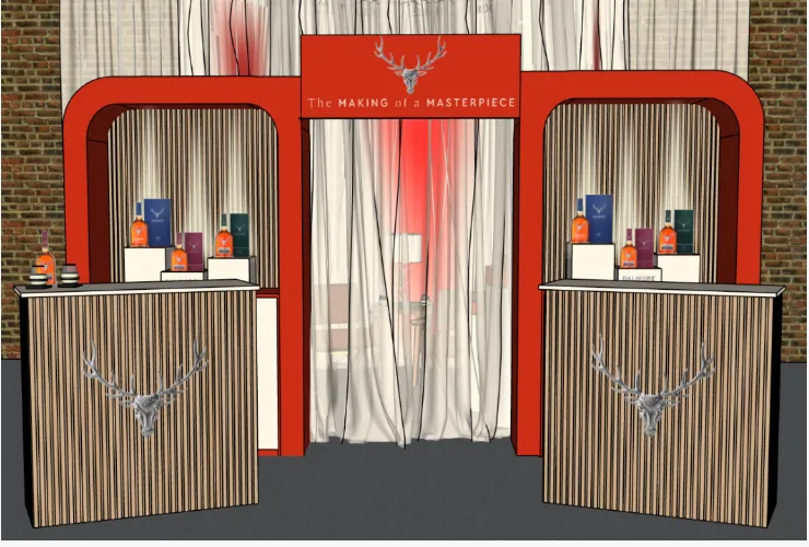 The Dalmore Stand (Arches and Bars)