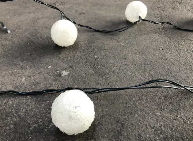 Snowball Christmas Lights