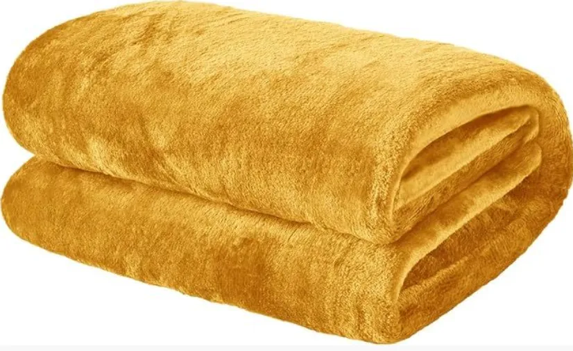 Yellow Fluffy Blanket