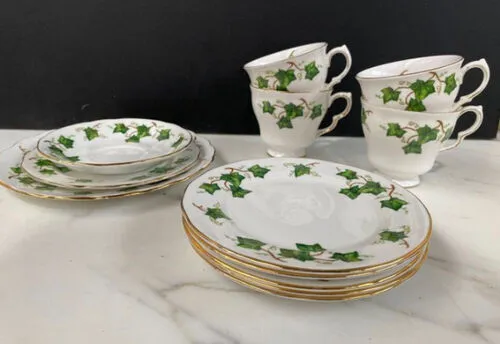 Vintage Ivy Tea Set