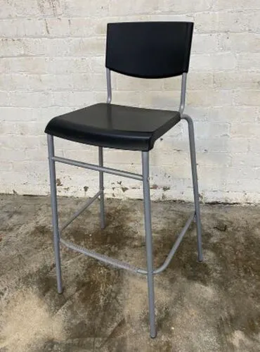 Black High Plastic Chairs