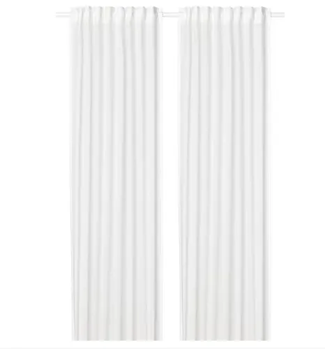 IKEA White Sheer Curtains
