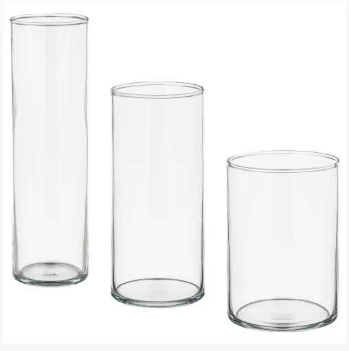 Glass Candle Holder/Vase (8 x 4)