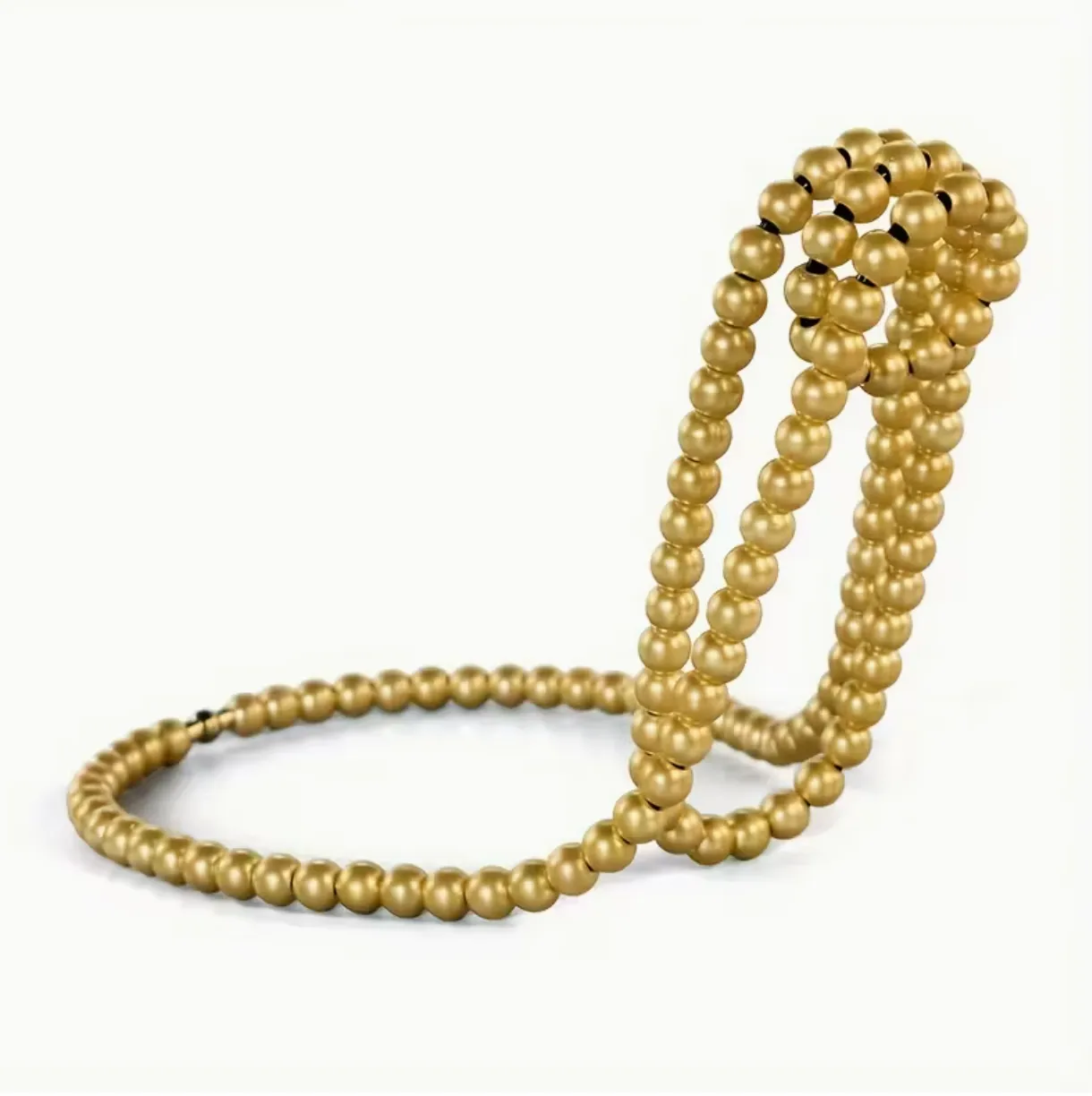 Gold Pearl Wine Display Stand