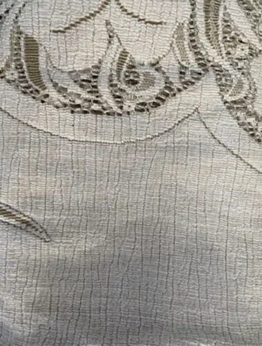 Beige/Cream Lacy Fabric