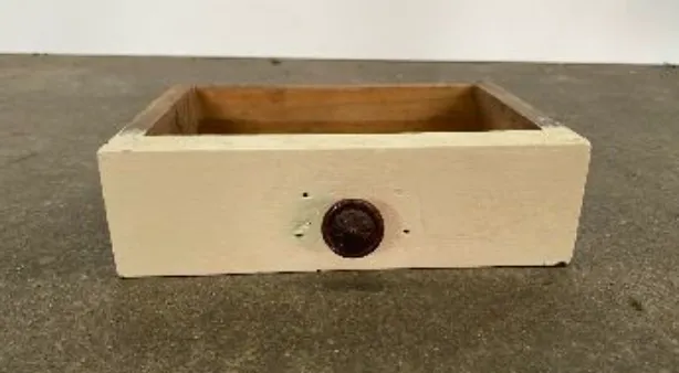 White Wooden Drawer