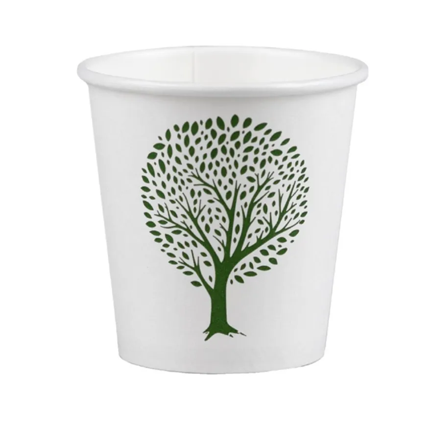 100 x White Hot Cup 4oz (Biodegradable)
