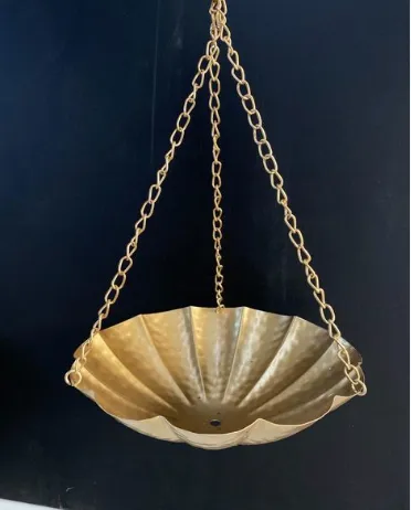 Gold Metal Hanging Tray