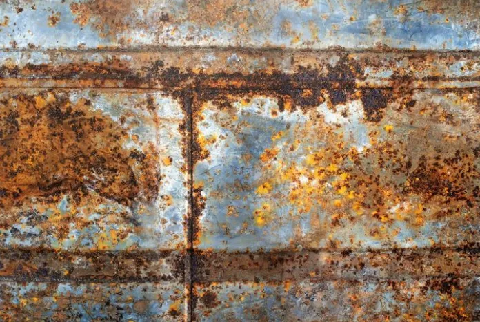 Rusted Metal Wall Background