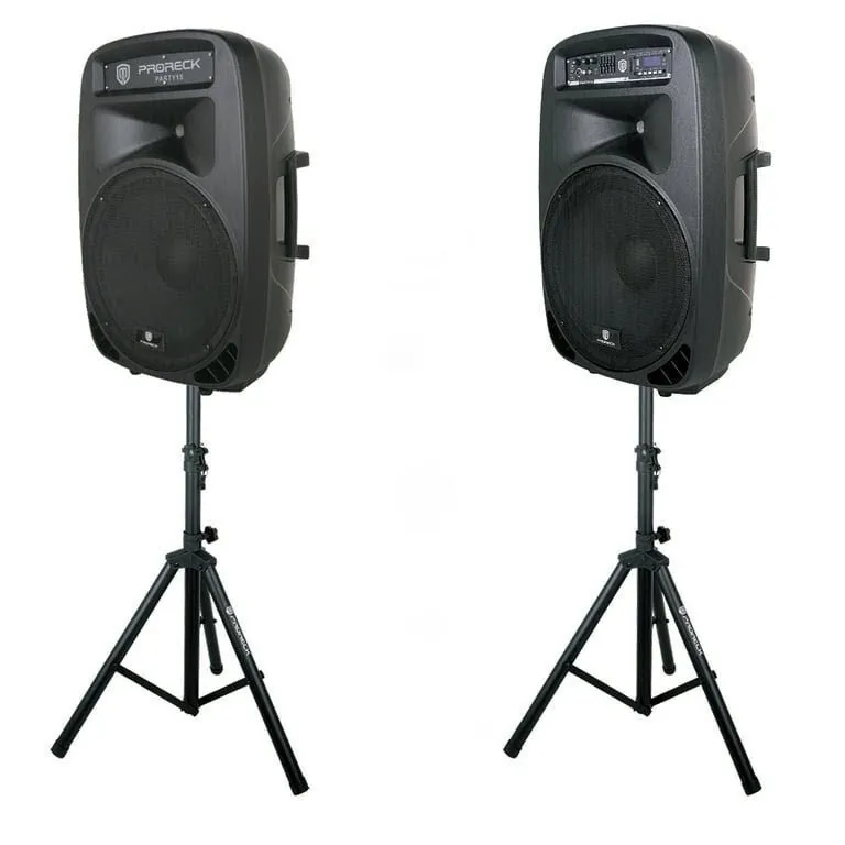 2 Speaker Bundle With Stands