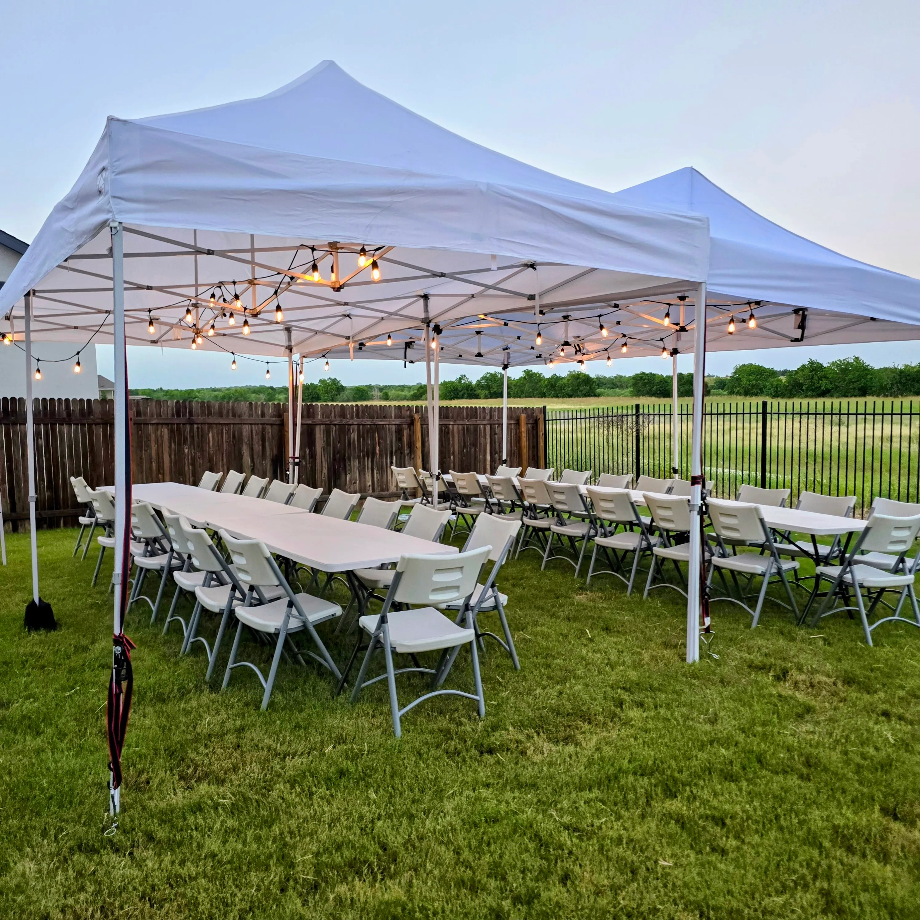 20' x 20' Pop Up Tent Special Package