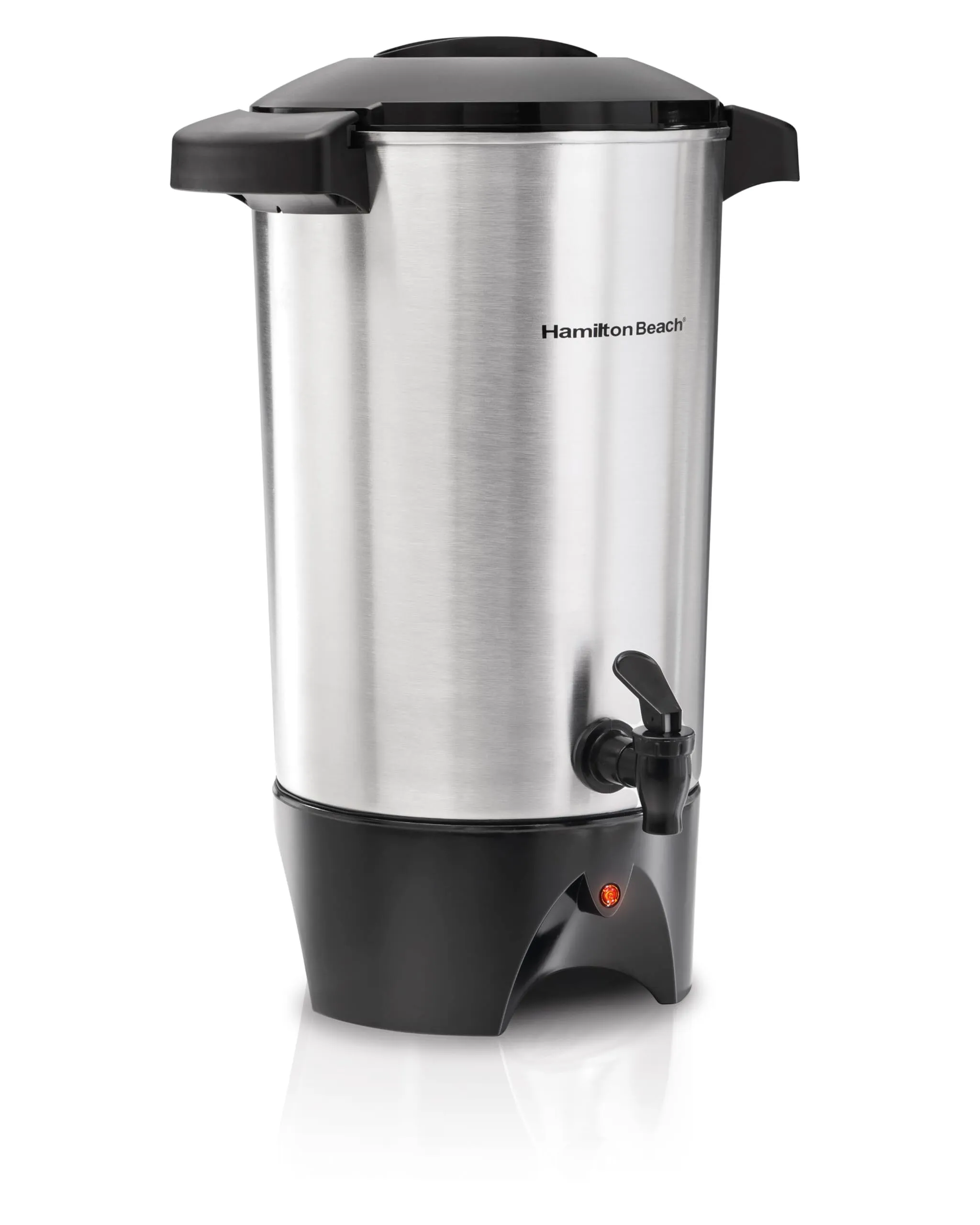 Coffee Urn and Hot Beverage Dispenser, Silver 45 cups