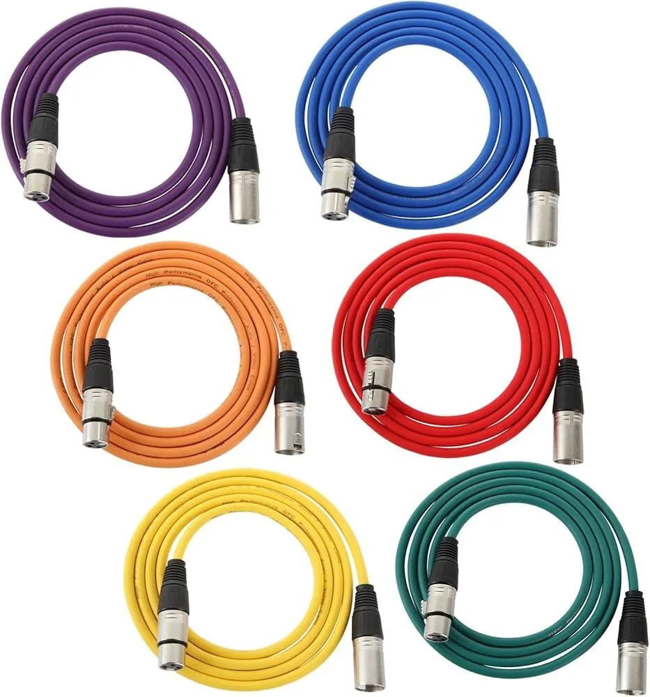 XLR Cable - 6 Set