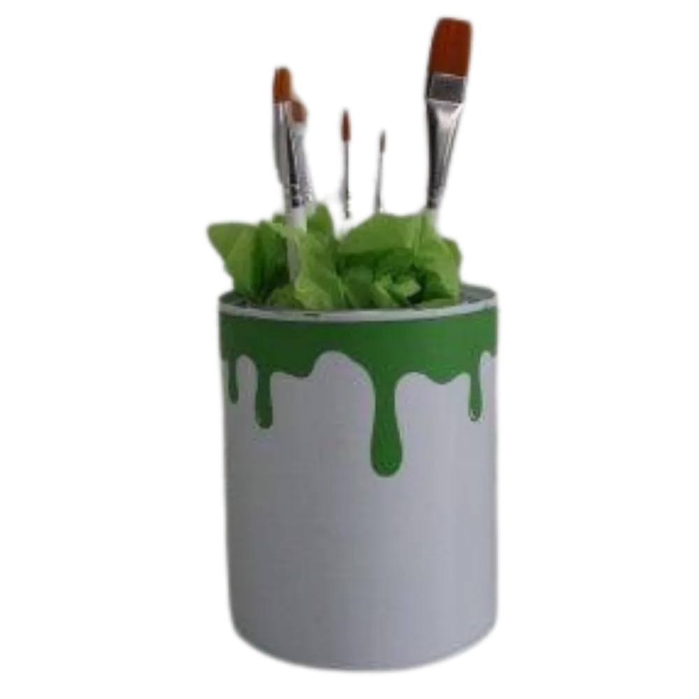 S1728 - Tin with Paintbrushes 