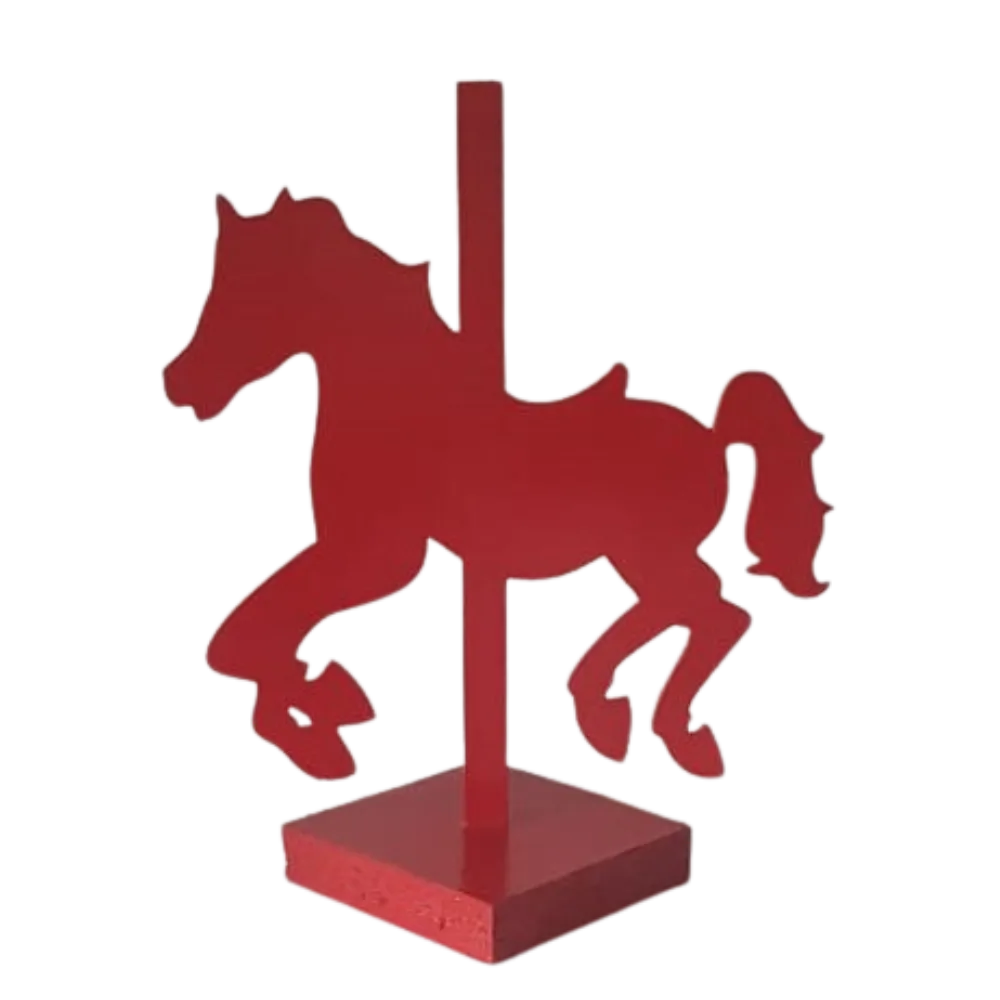 S465 Carnival Silhouette Carousel Horse