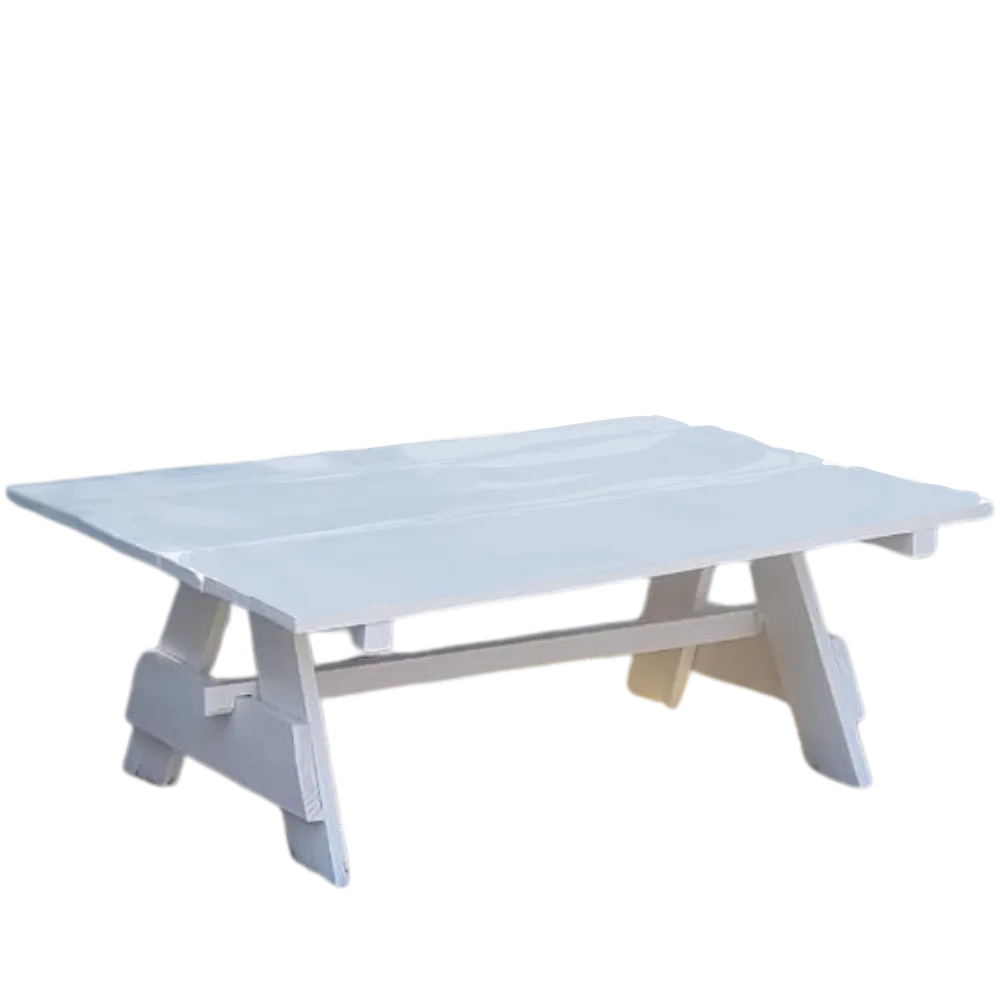 S1435 Picnic Table - White - 4 Seater Kids OR Adults