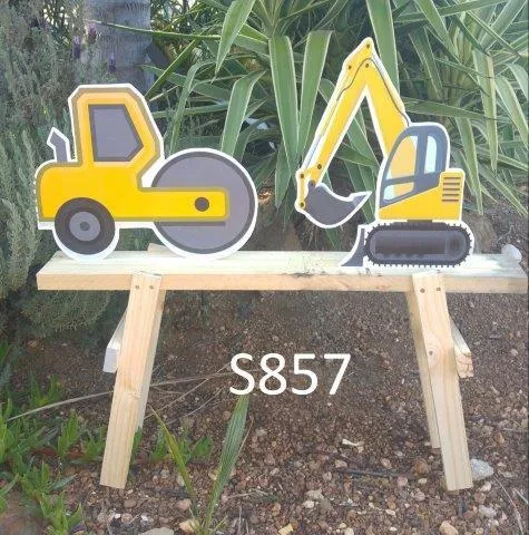 S857 Construction Vehicles Cut Out